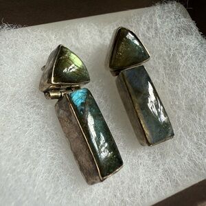Elegant Labradorite Earrings